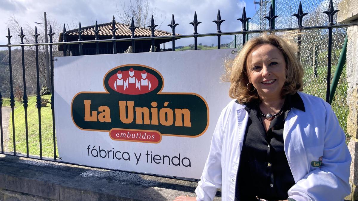 Inma Riesgo, actual gerente de Embutidos La Unión