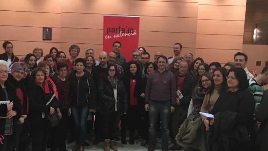 Presentación de las parejas lingüísticas de «Voluntariat pel Valencià»