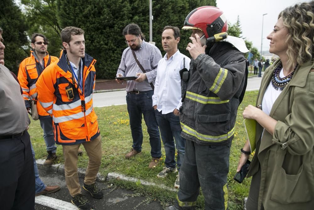 El polígono de Silvota sube a la web su plan de emergencias