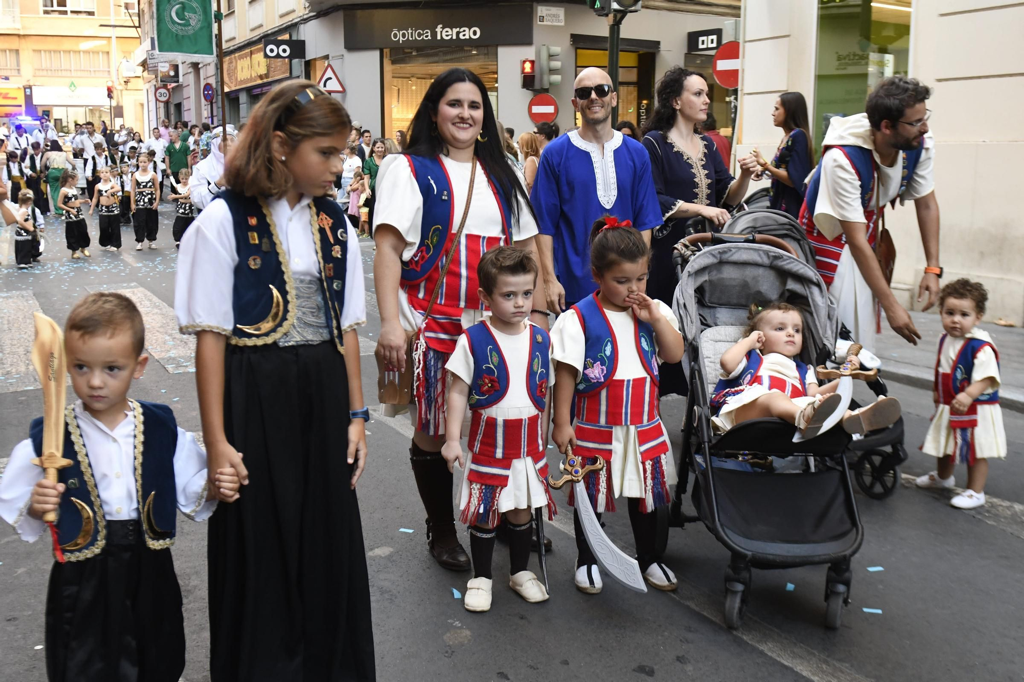 Fesfile infantil de las Fiestas de Moros y Cristianos de Murcia