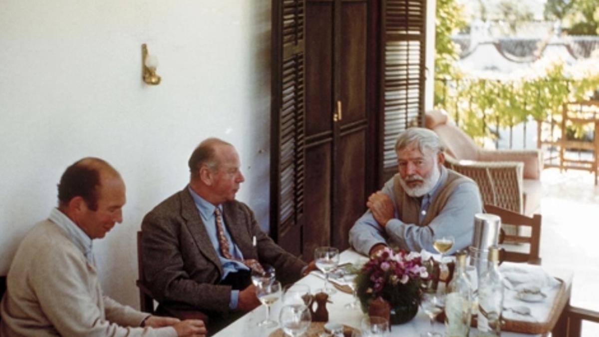 Hemingway, durante su estancia en La Cónsula en 1959