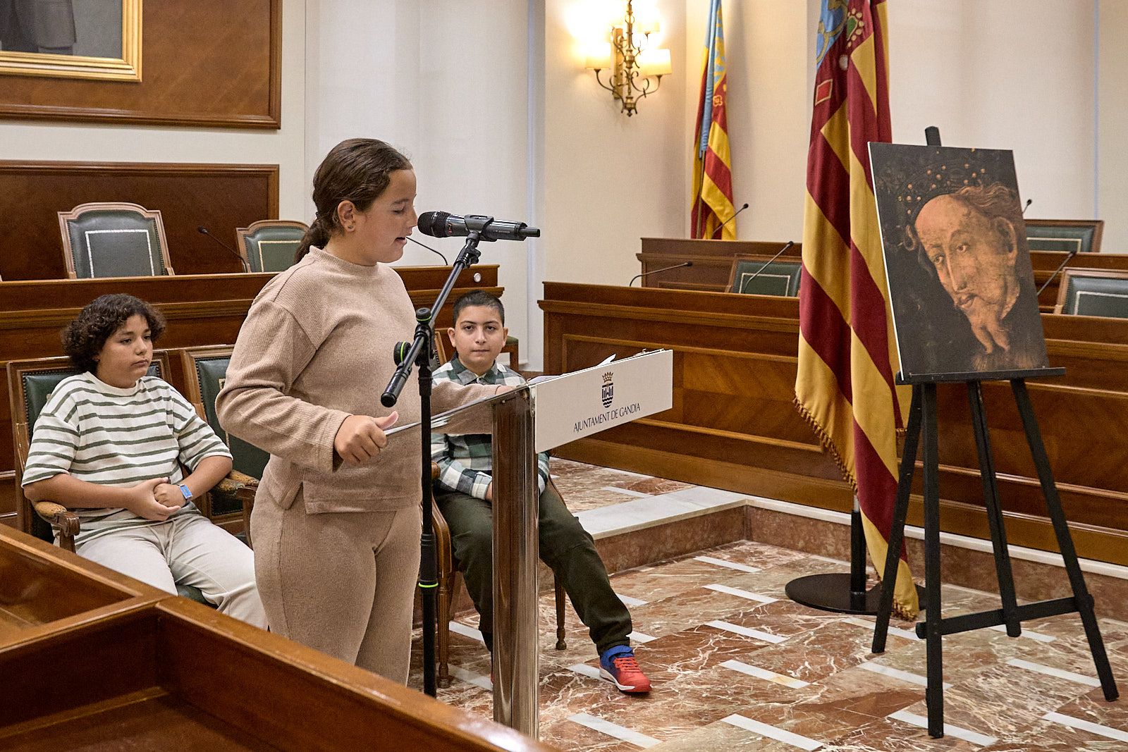 Las imágenes del acto institucional del 9 d'Octubre en Gandia