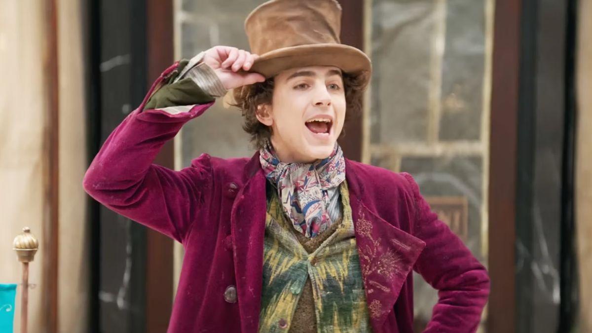 El actor Timothée Chalamet en 'Wonka'