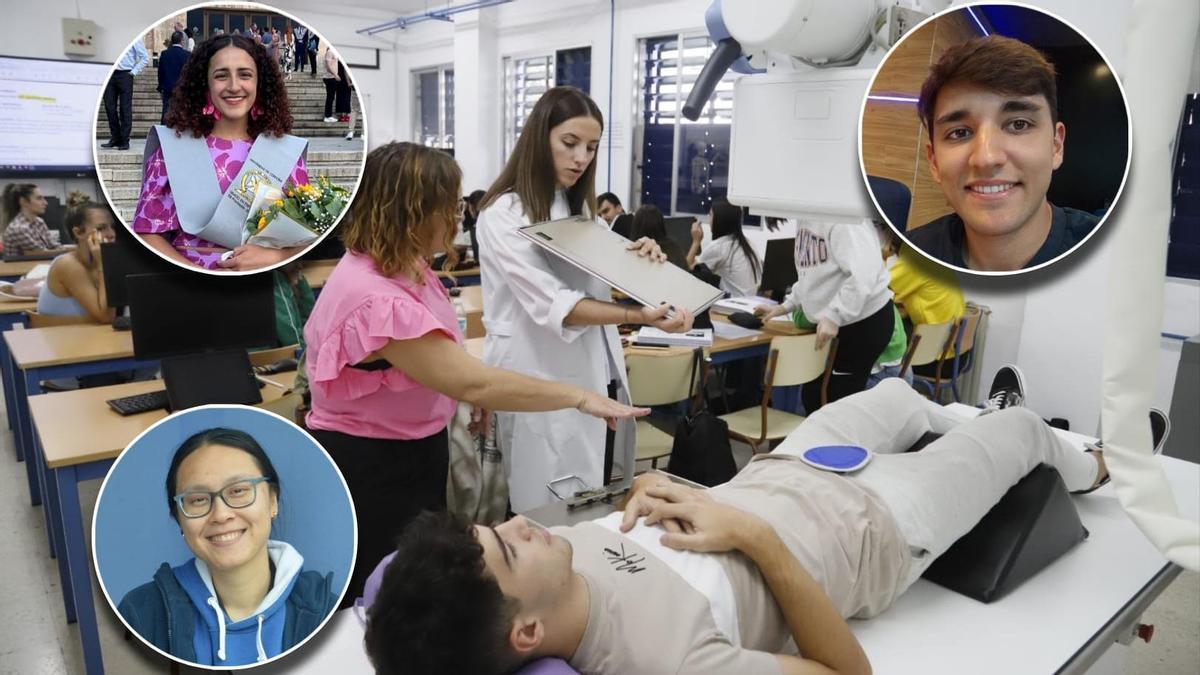 Una clase del grado de Técnico Superior en Imagen para el Diagnóstico y Medicina Nuclear.