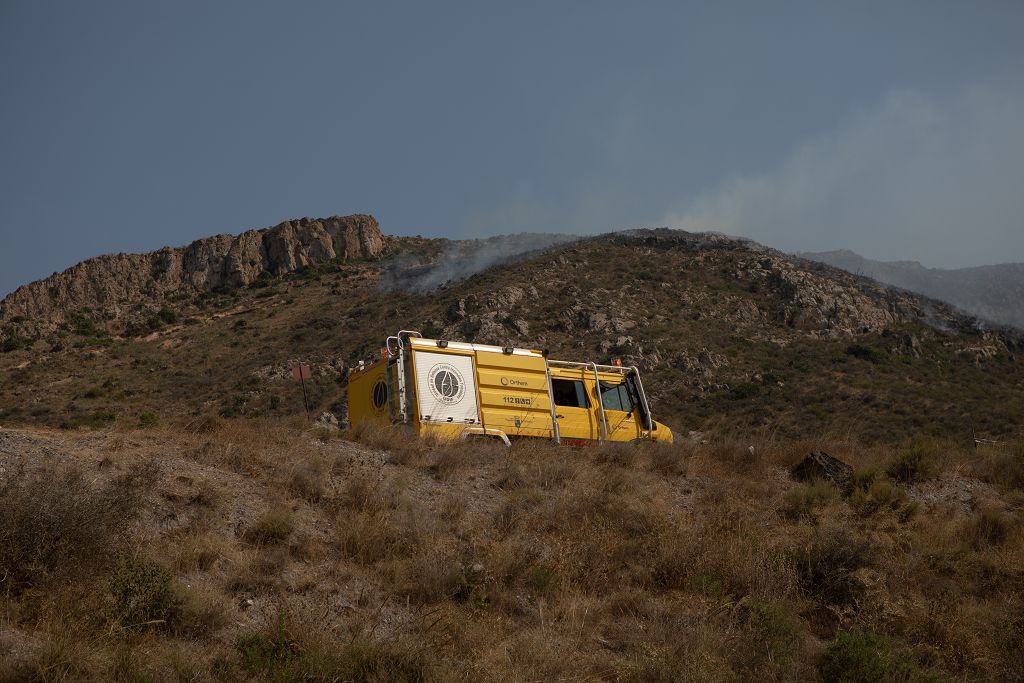 El incendio de las Cuestas del Cedacero, en imágenes