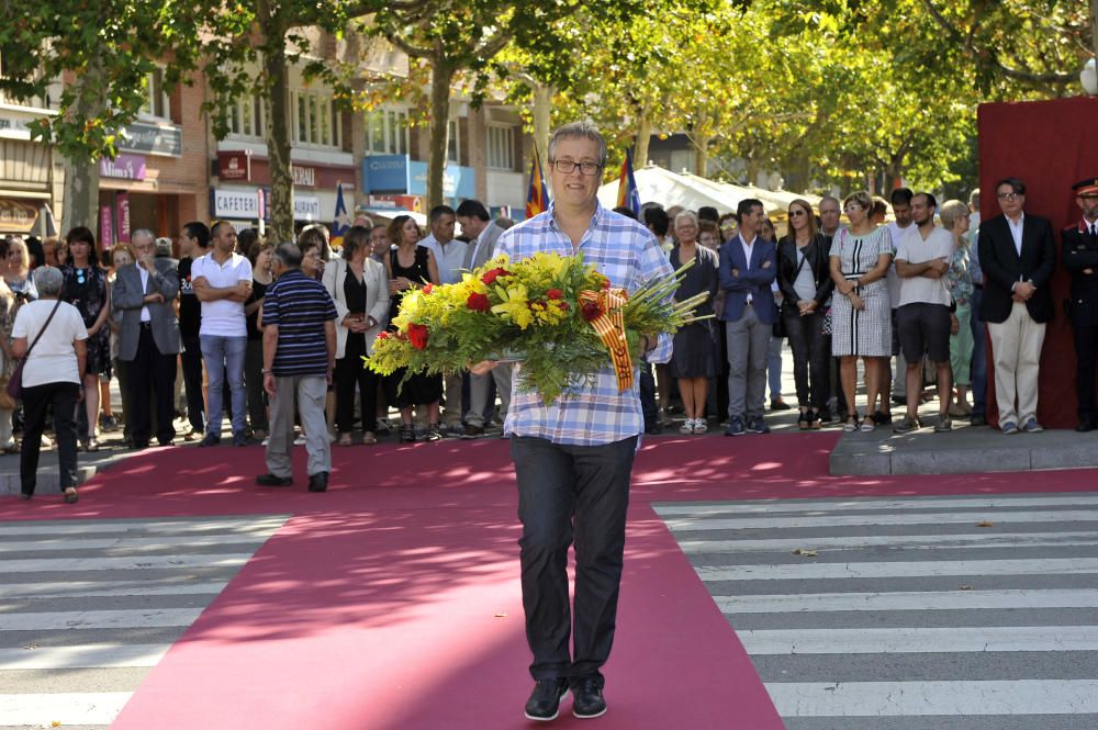 Les ofrenes de la Diada a Manresa