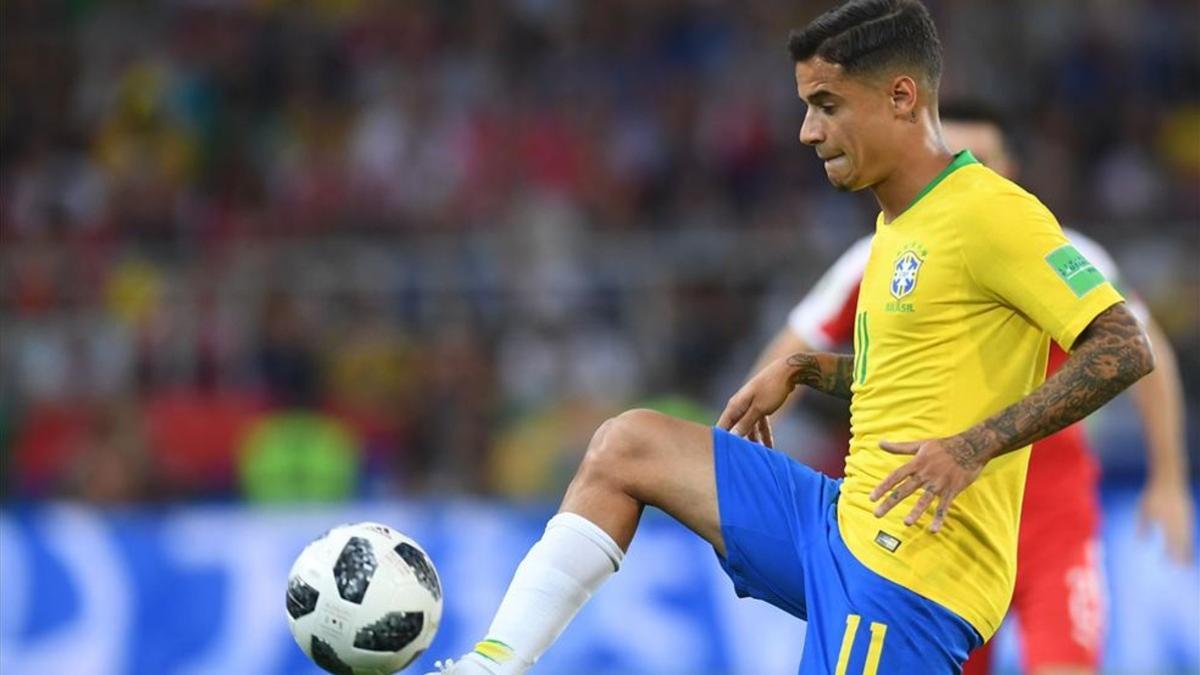 Coutinho está liderando a Brasil en el Mundial