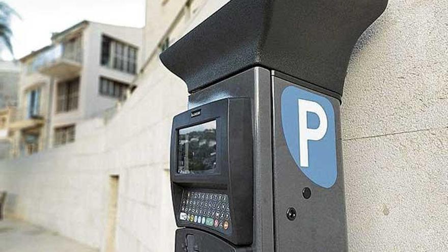 MÃ¡quina de la ORA en el Port de SÃ³ller.