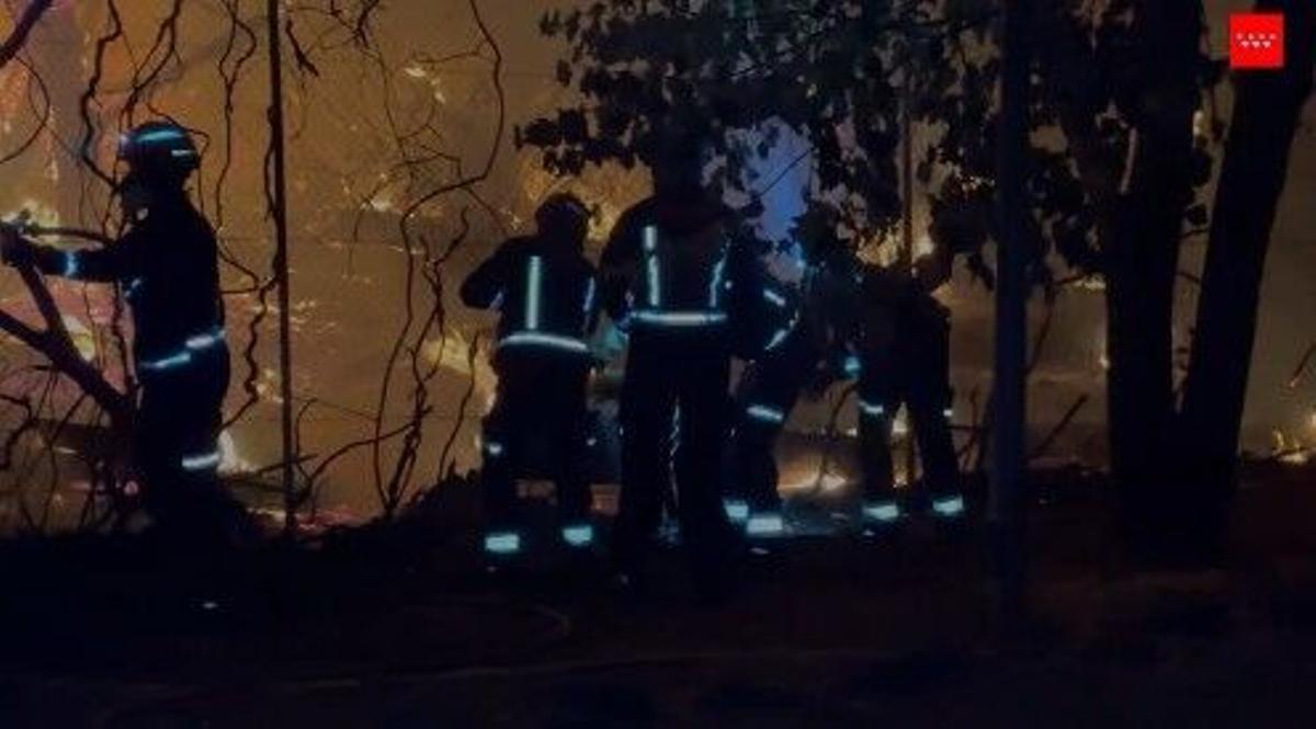 Los incendios de Madrid, con afectaciones en Castilla y León y Castilla-La Mancha, en imágenes.