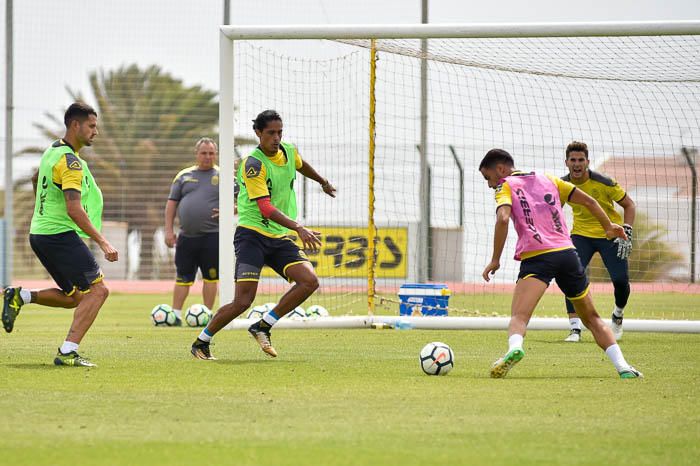 Entrenamiento de la Unión Deportiva Las Palmas