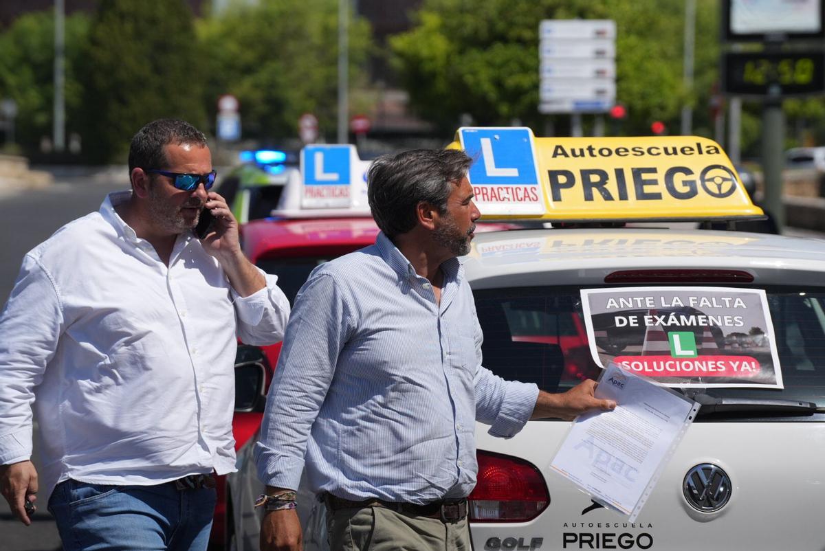 Protestas de las autoescuelas
