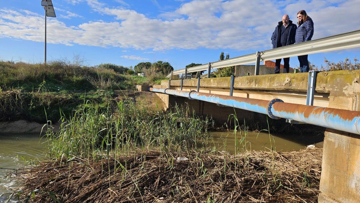 Diego Ortega visita la rambla de El Albujón