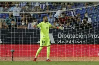 Dani Martín y su gran día bajo palos ante el Real Valladolid