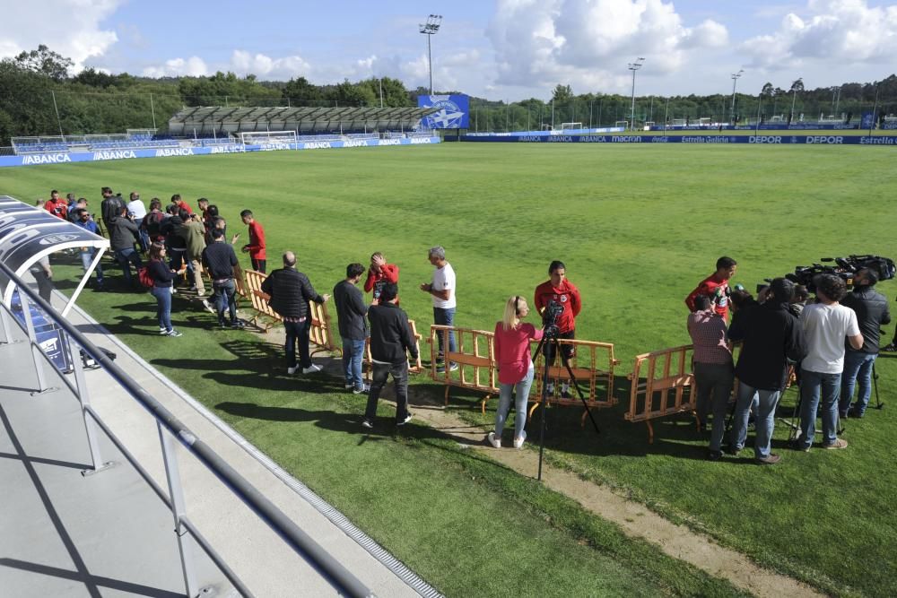 El Deportivo viaja mañana, viernes 14, a Málaga para disputar el sábado el partido de vuelta de las semifinales por el ascenso a LaLiga Santander.