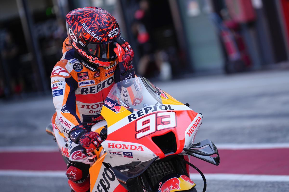 Márquez: «Ara mateix no tinc el cos per acabar un gran premi» Márquez: «Ara mateix no tinc el cos per acabar un gran premi»
