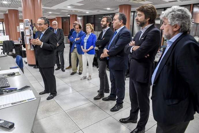 03-10-19 LAS PALMAS DE GRAN CANARIA. REDACCION. LAS PALMAS DE GRAN CANARIA. Visita de Javier Moll a la Redacción del periódico. Fotos: Juan Castro.  | 03/10/2019 | Fotógrafo: Juan Carlos Castro