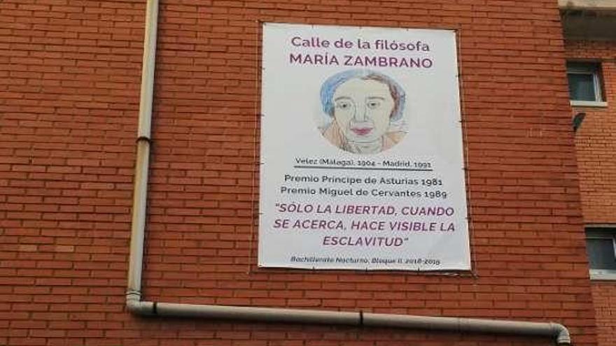 El IES Feijoo recuerda a María Zambrano