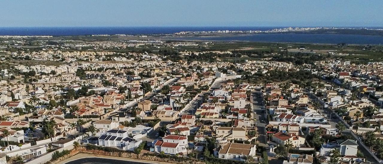 Imagen de una zona residencial de Rojales, en la zona del campo de golf y Ciudad Quesada