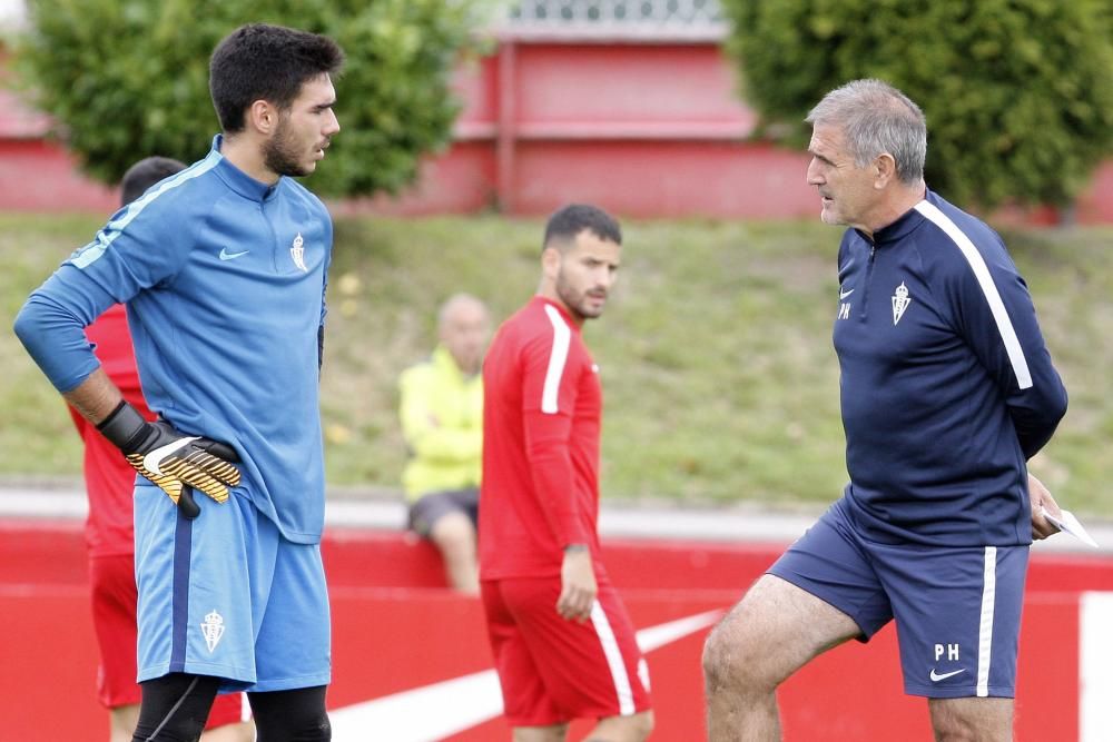 Entrenamiento del Sporting