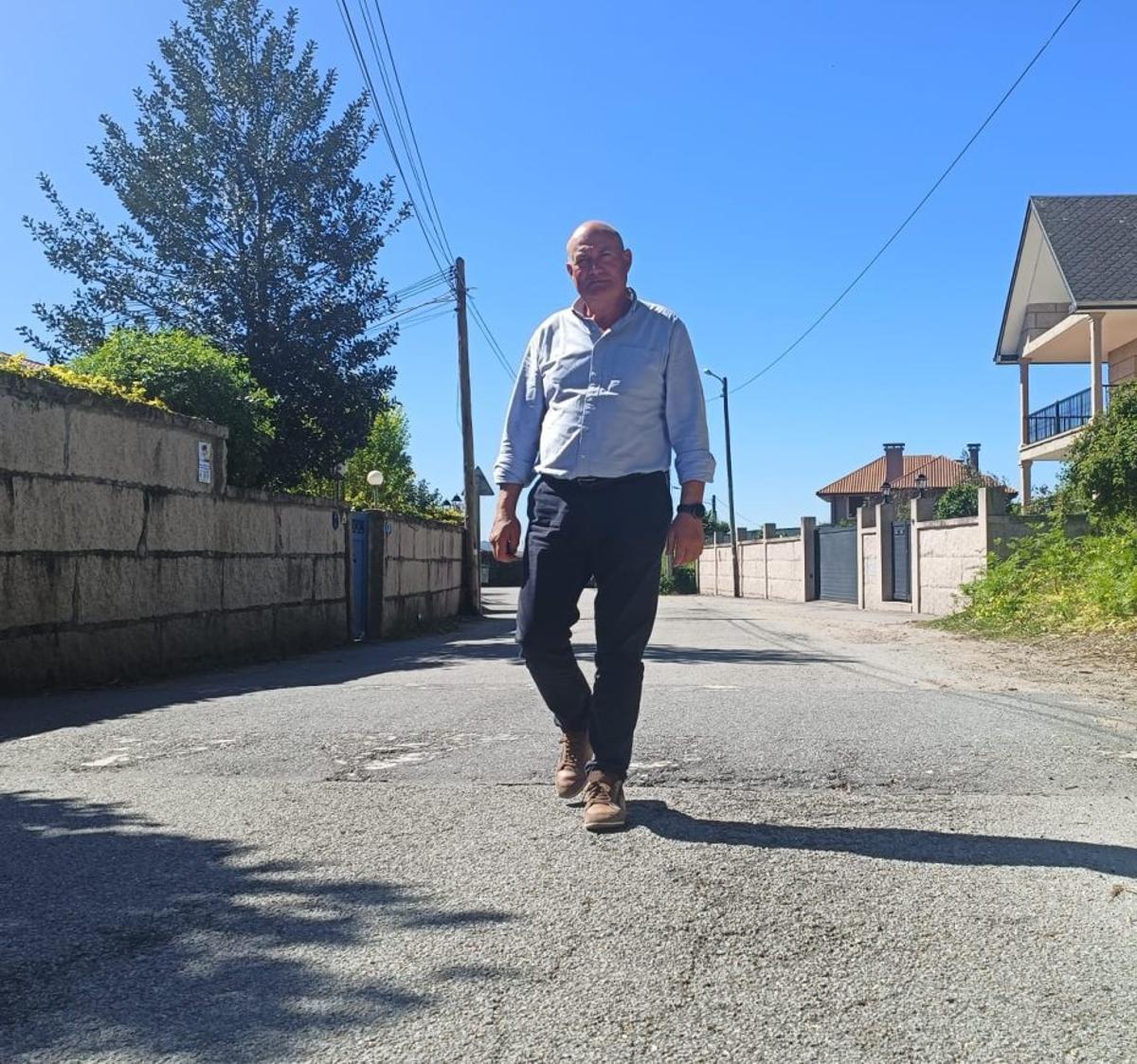 El concejal de Obras e Servizos, Marcial García. | FDV