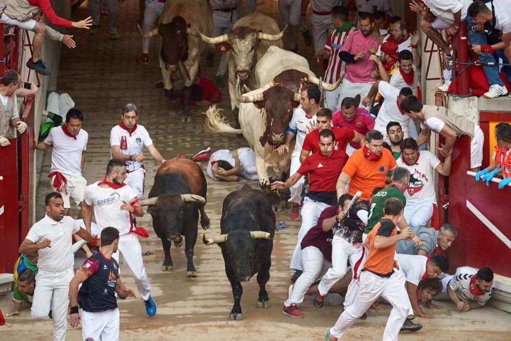 Sexto encierro de los Sanfermines 2019