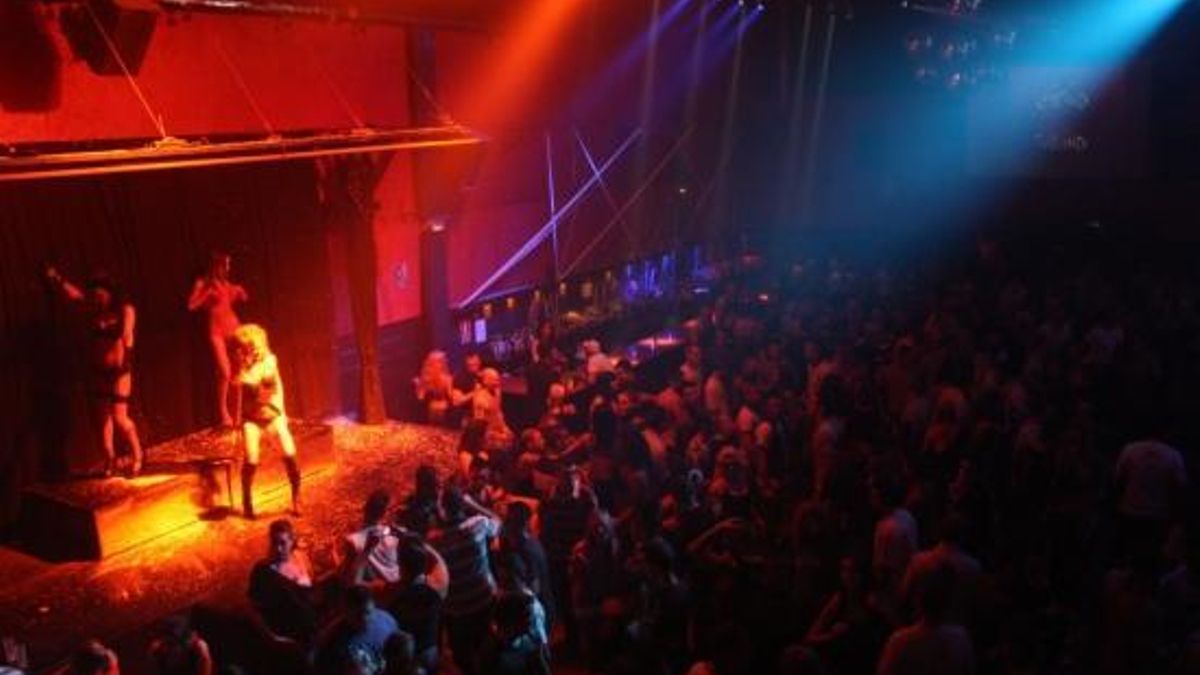 Interior d'una discoteca