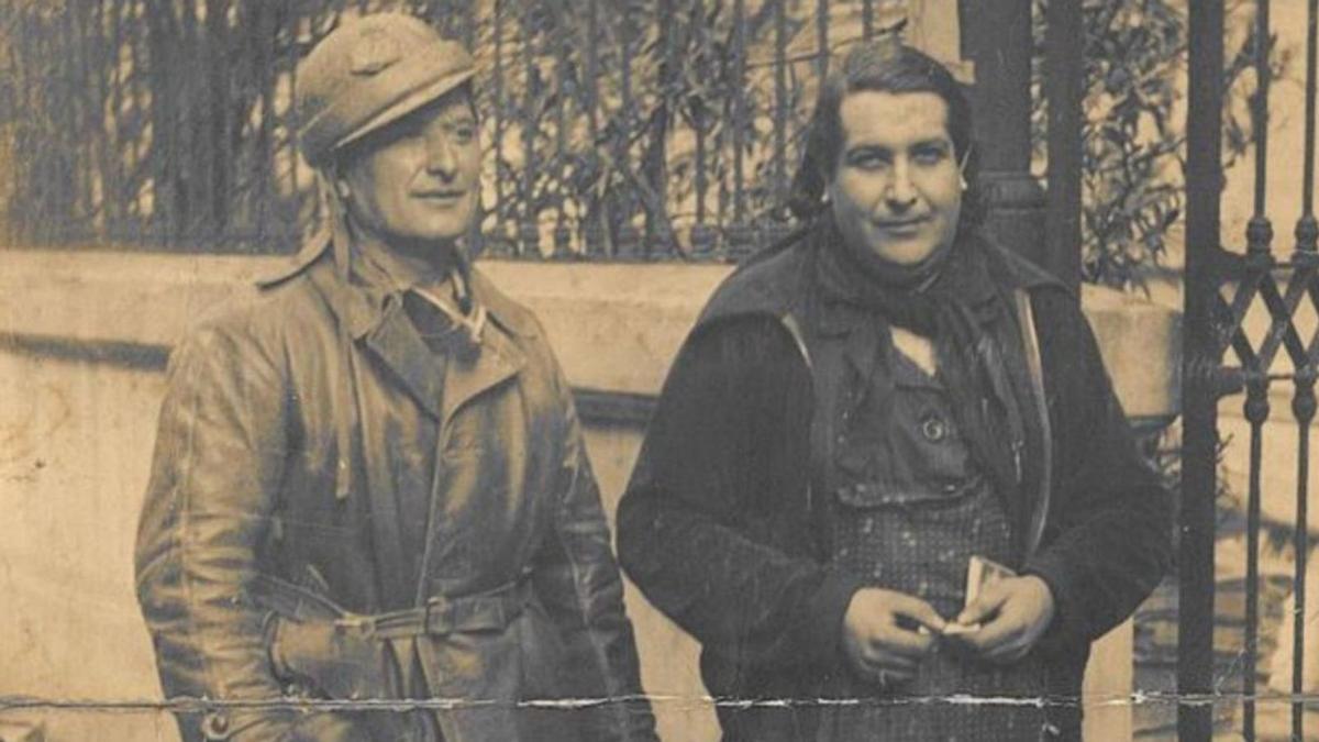 Luigi Morini Boveri, amb un motorista (1936-1938) | AMR