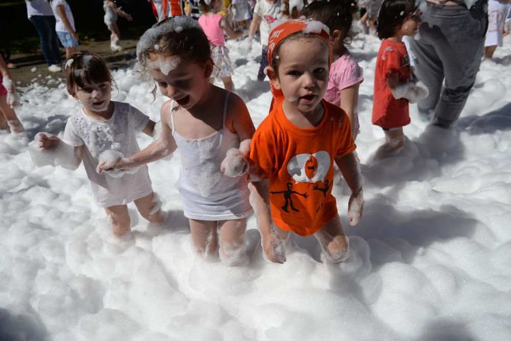 Nieve a las puertas del verano en la guardería