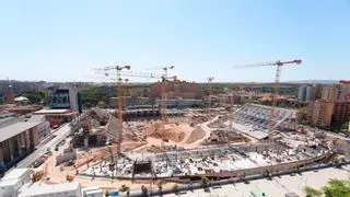 La nueva Romareda comenzará en septiembre a mudar su piel: un año para que acaben las obras del estadio del Real Zaragoza