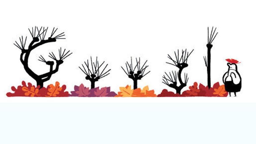 Equinoccio de otoño en el &#039;doodle&#039; de Google.