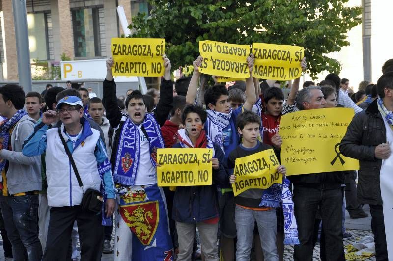 Fotogalería: El descenso a Segunda del Real Zaragoza