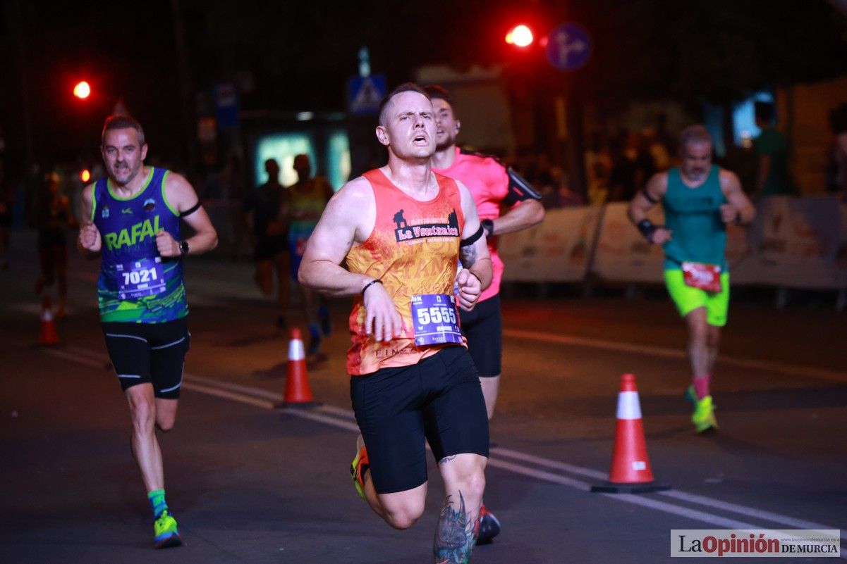 Las mejores imágenes de la carrera nocturna de Murcia
