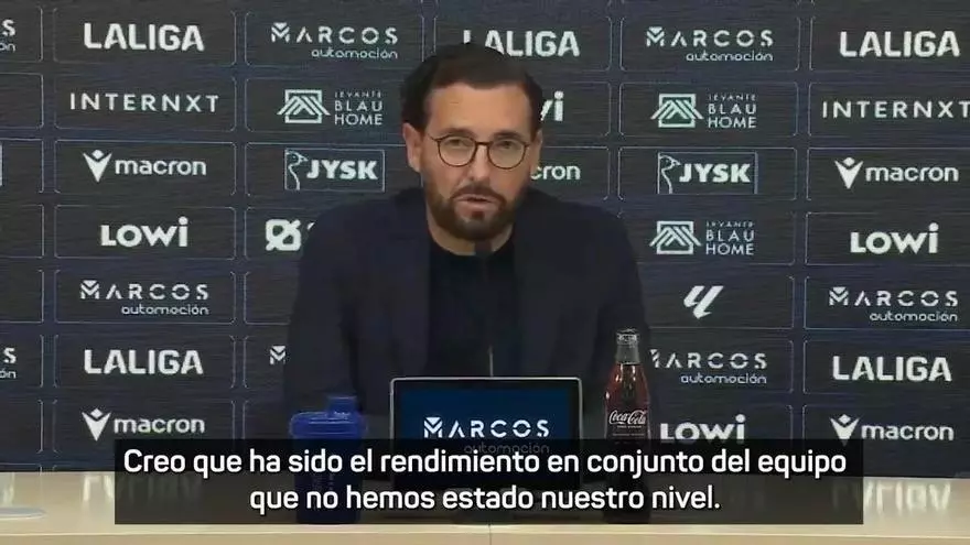 Bordalás achaca la derrota a los elogios de las últimas semanas: "Se ha hablado demasiado de Europa y cosas que no son reales"