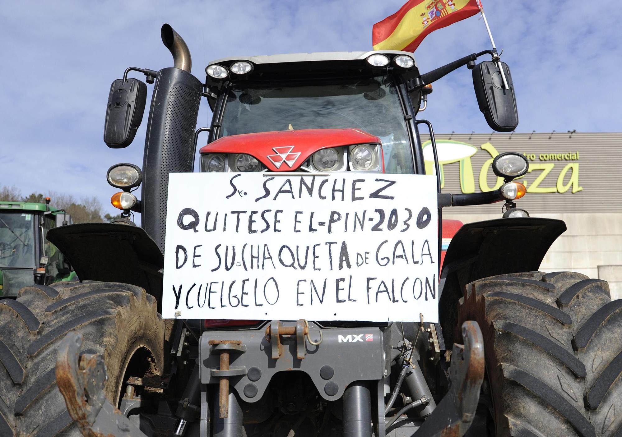 Protestas de los agricultores en Galicia