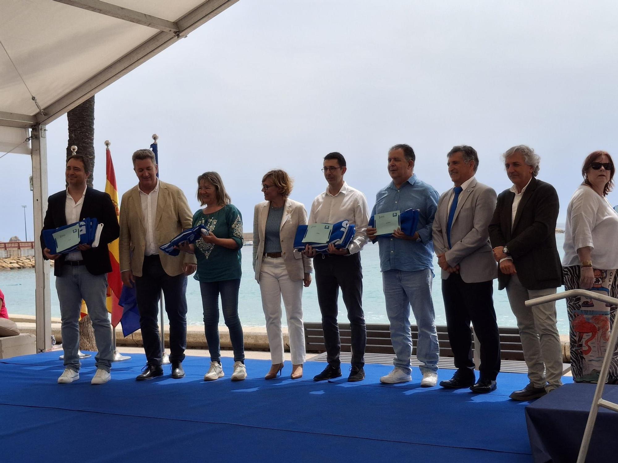 Xàbia, escenario de bandera: así ha sido la entrega de las 164 banderas azules (imágenes)