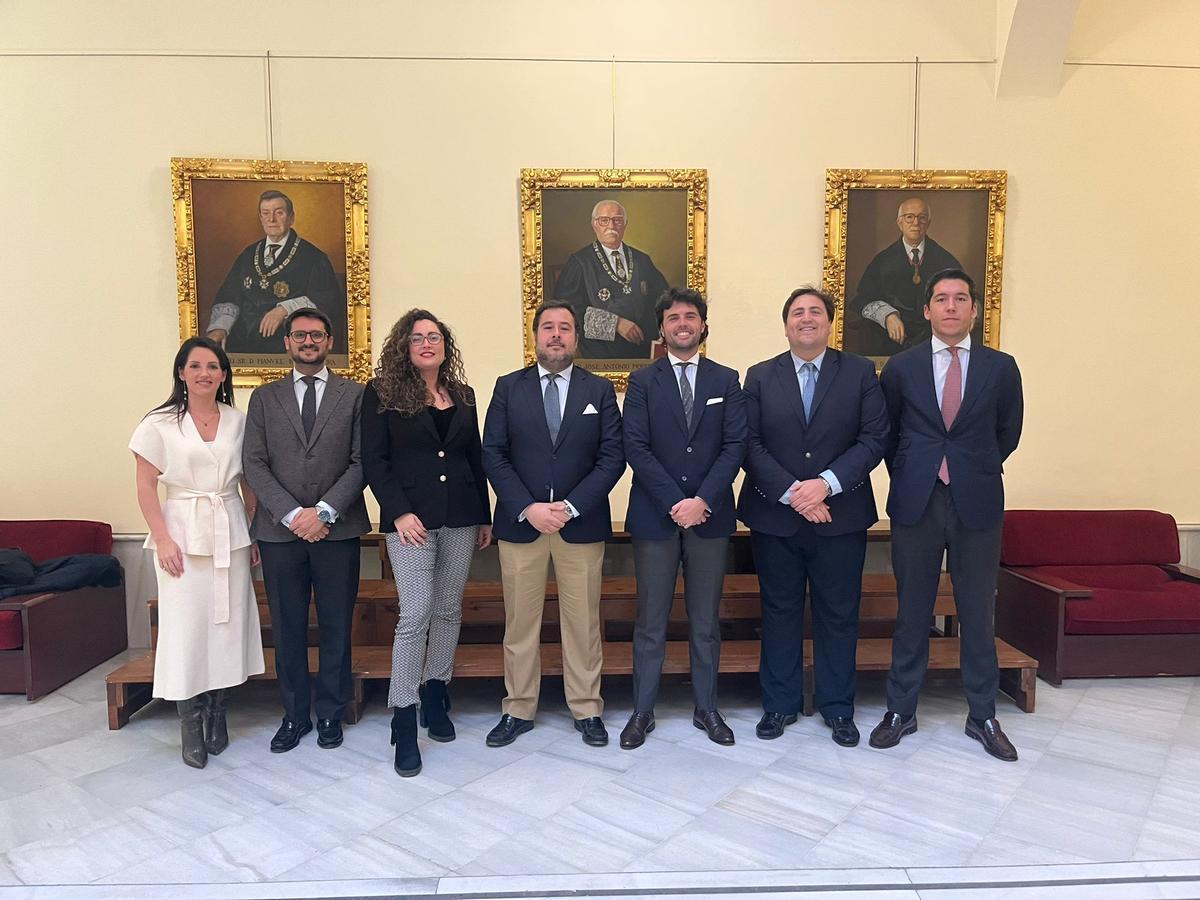 Miembros de la candidatura Sevilla Abogacía Joven.