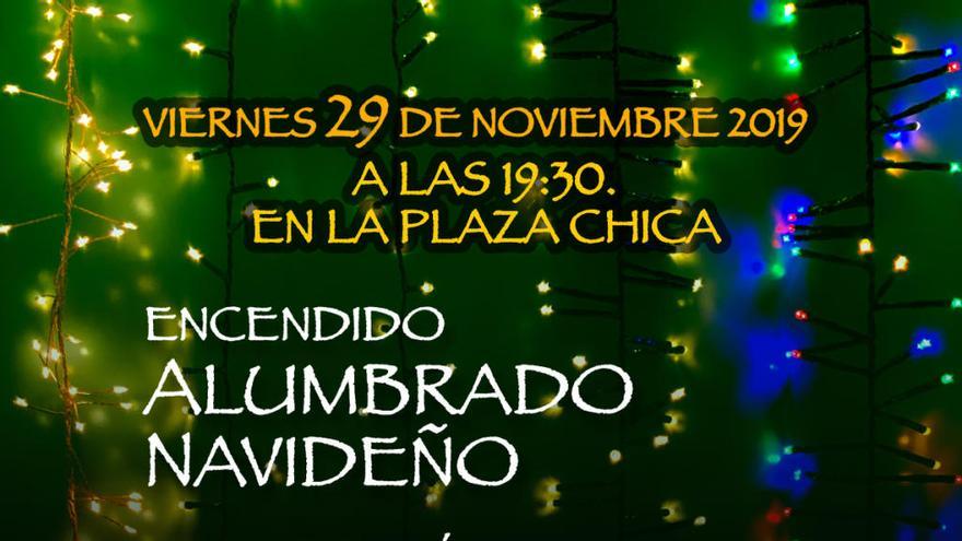 Encendido del Alumbrado Navideño y presentación del Programa de las Fiestas de Navidad este viernes en Santa María de Guía