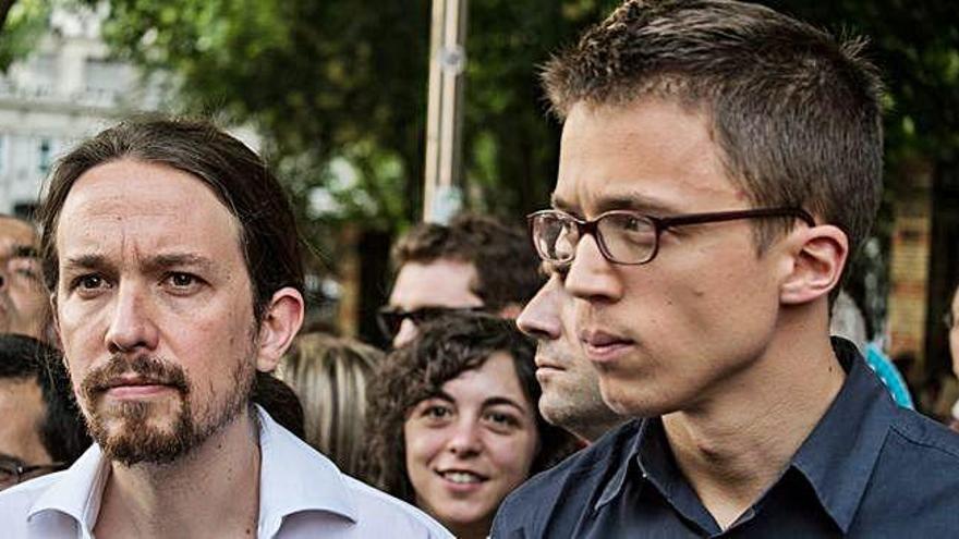 Iglesias i Errejón en un acte, en una foto d&#039;arxiu.