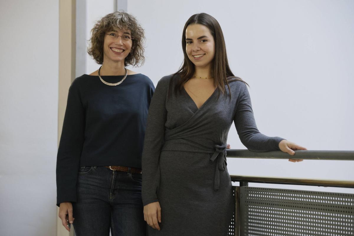 Clara Rodríguez Nieto, magistrada del juzgado de violencia sobre la mujer 1 de Palma, y Judit Casasampere Ferrer, del juzgado de violencia sobre la mujer 3 de Palma.