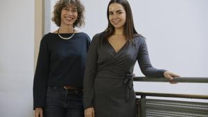 Clara Rodríguez Nieto, magistrada del juzgado de violencia sobre la mujer 1 de Palma, y Judit Casasampere Ferrer, del juzgado de violencia sobre la mujer 3 de Palma.