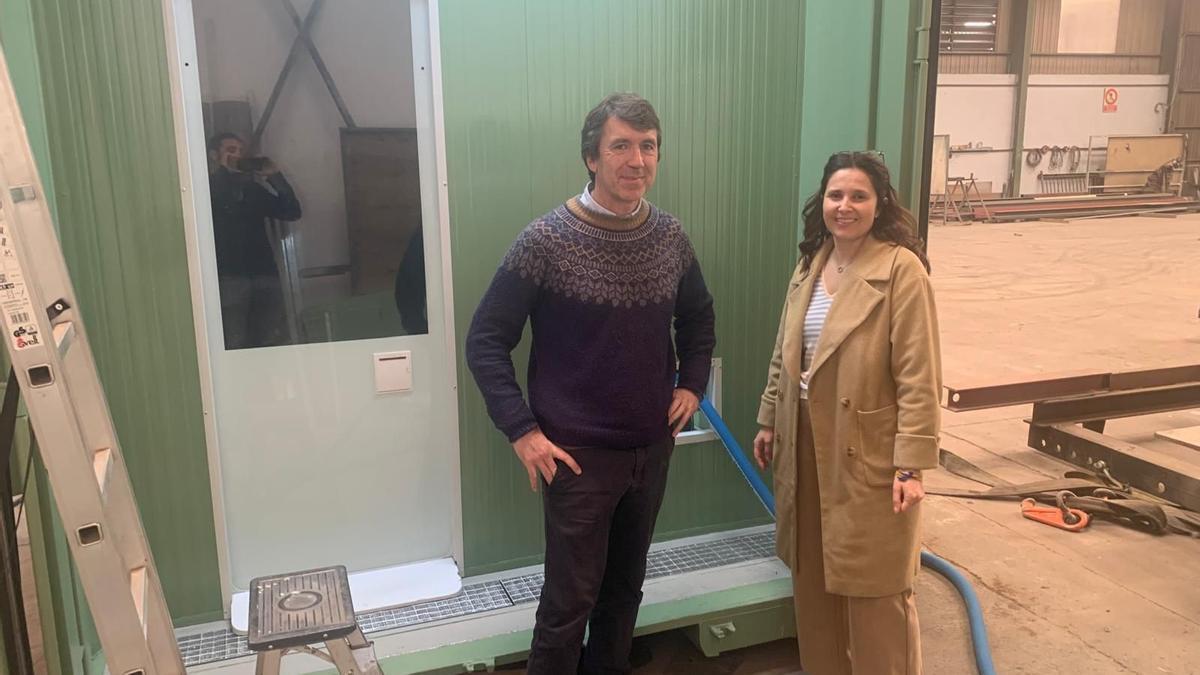 Juan Gutiérrez y Verónica Menéndez, responsables d'Agrolinera.