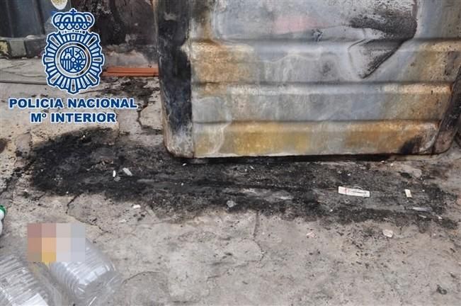 Detenido por quemar un centenar de contenedores en el sur de Gran Canaria