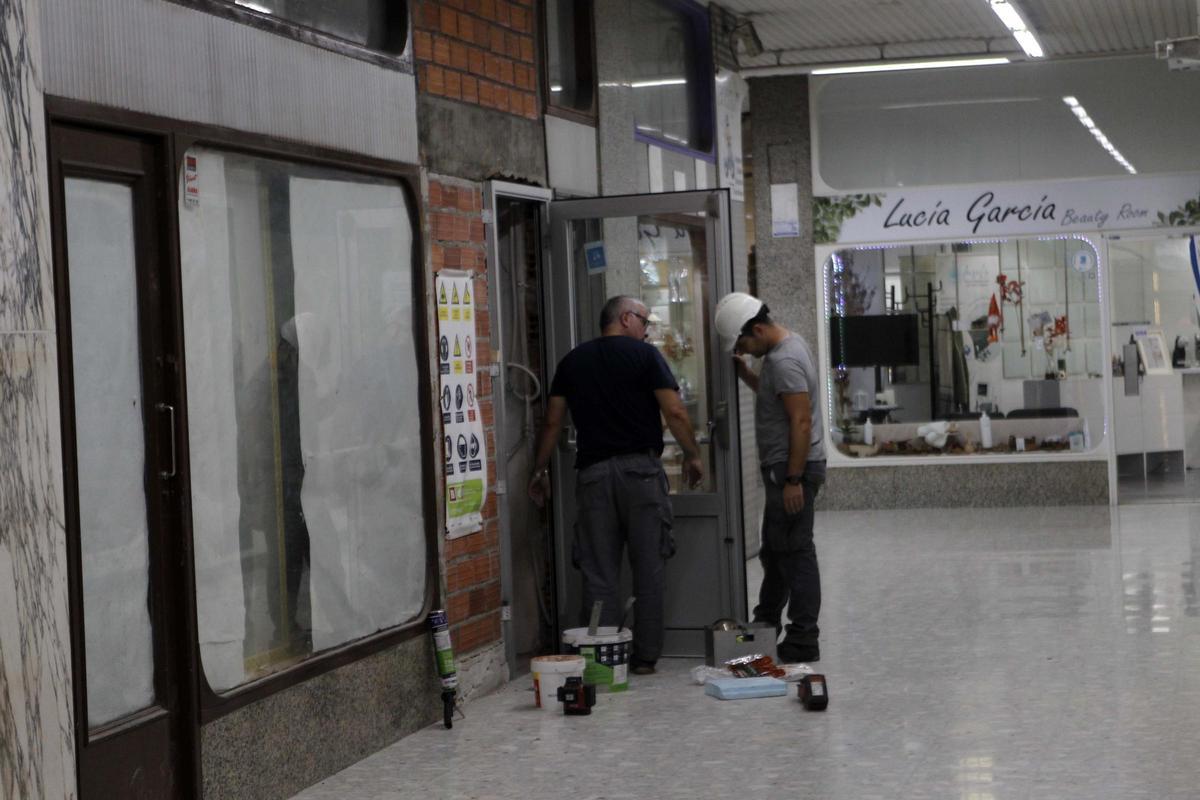 Las galerías del edificio.