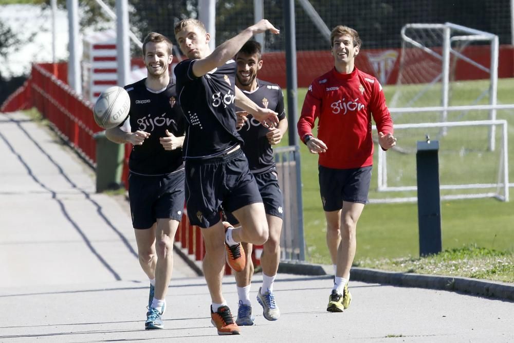 Entrenamiento del Sporting