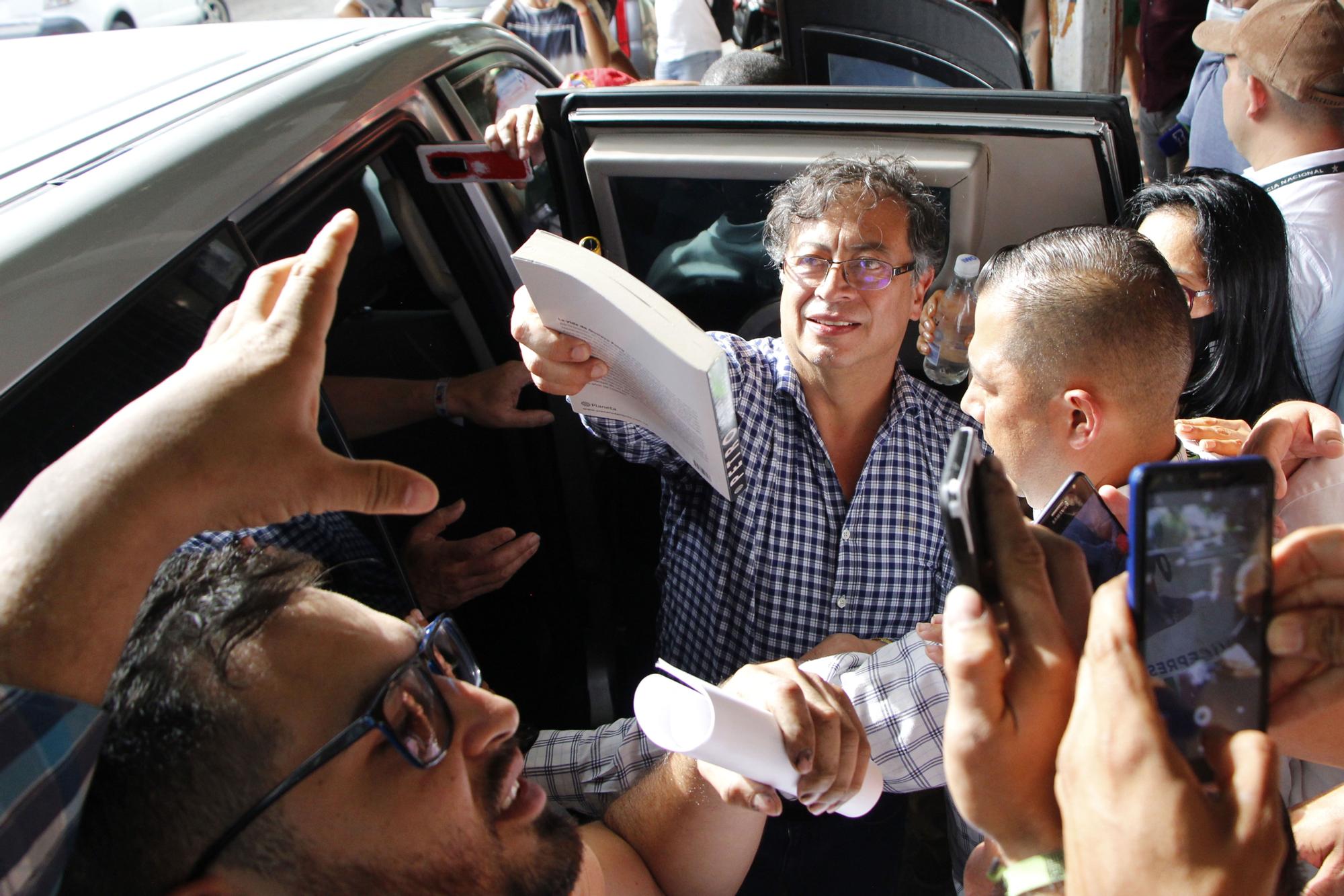 Gustavo Petro visita Cúcuta en el marco de su campaña electoral