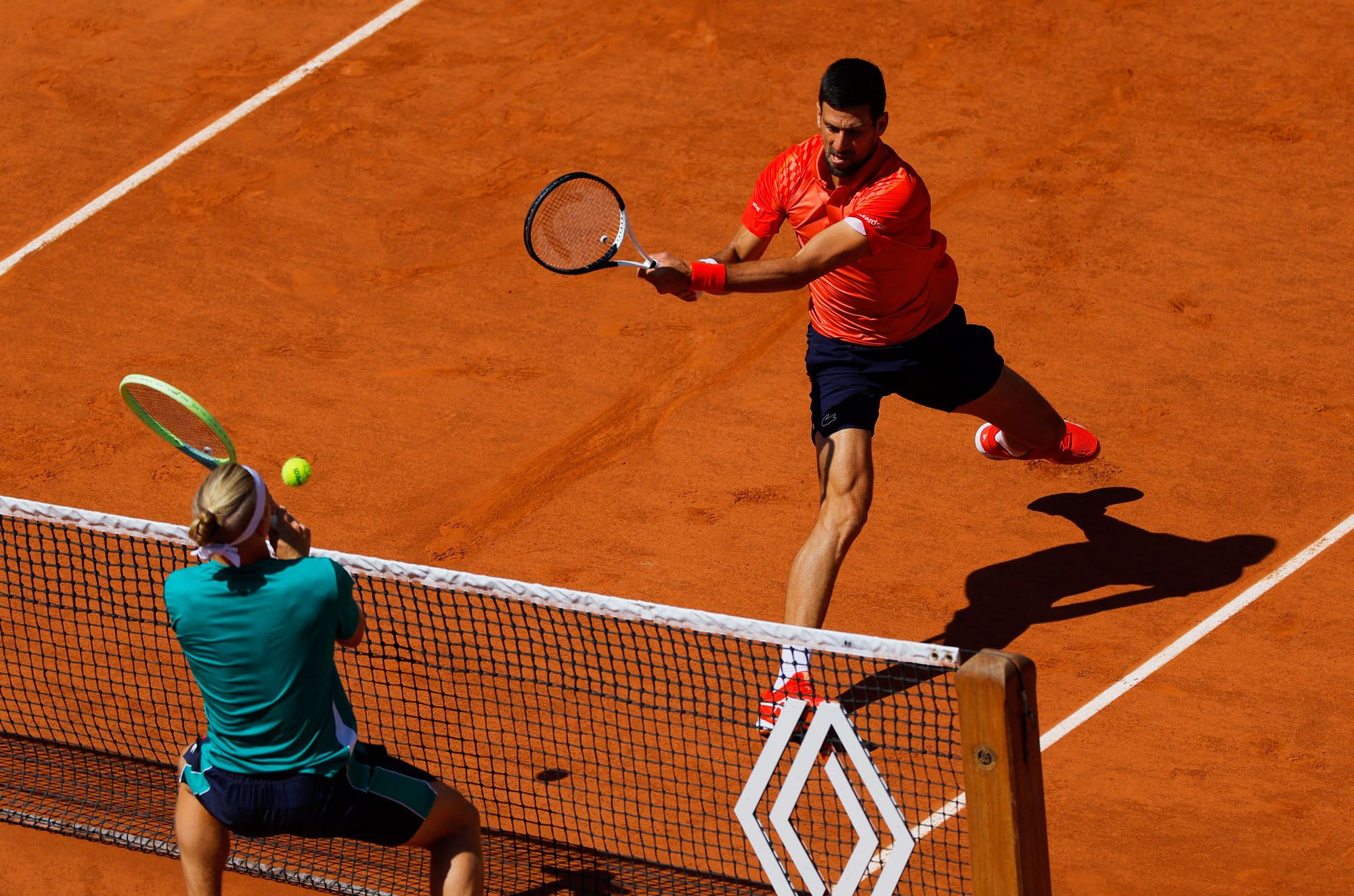 Novak Djokovic - Alejandro Davidovich, en la tercera ronda de Roland Garros 2023