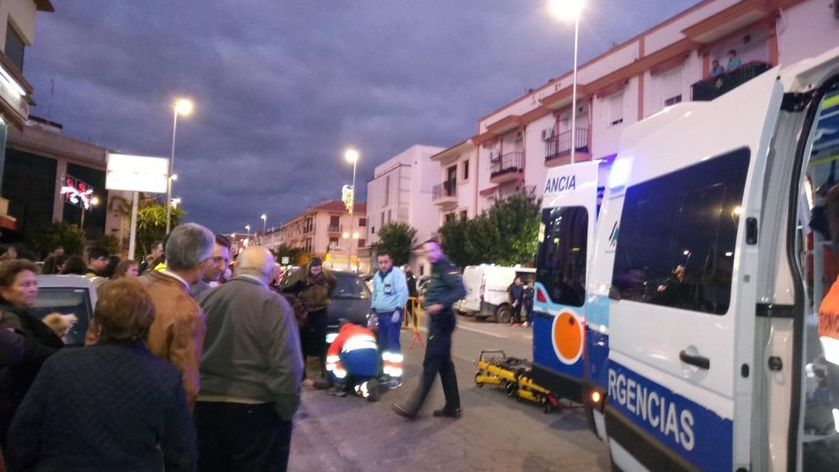 Herida una mujer en un atropello en Palma del Río