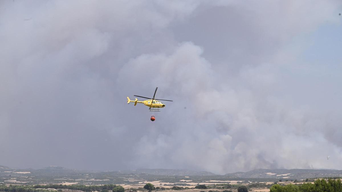 INCENDIO ARAGÓN | El incendio de las Cinco Villas en Zaragoza quema ya unas 15.400 hectáreas