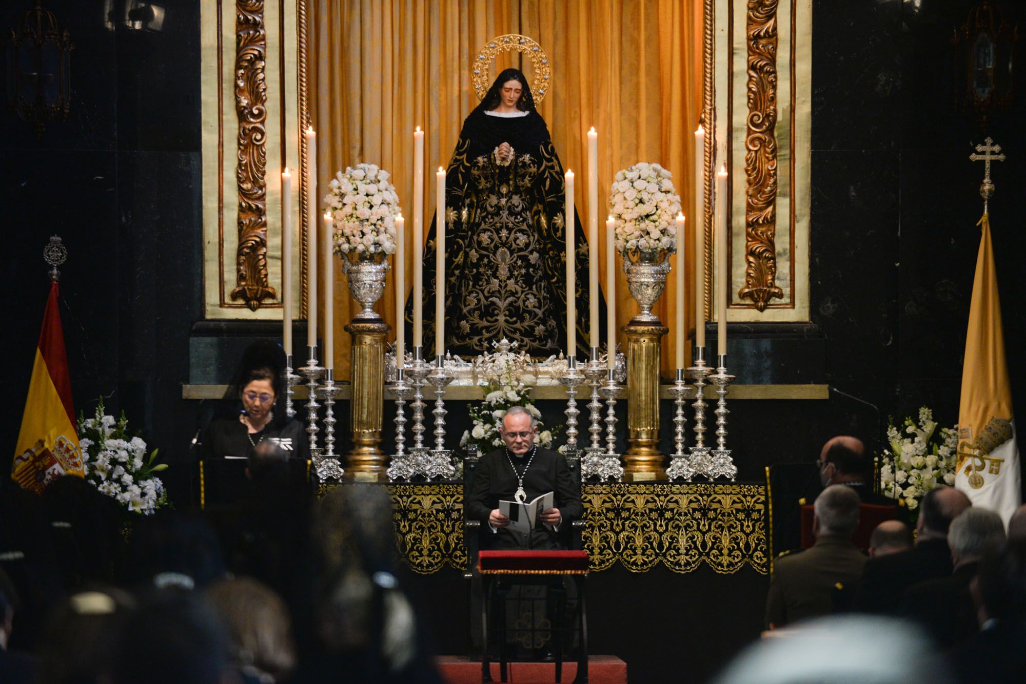 Celebración de la Soledad de María en Santo Domingo | Semana Santa de Málaga 2021