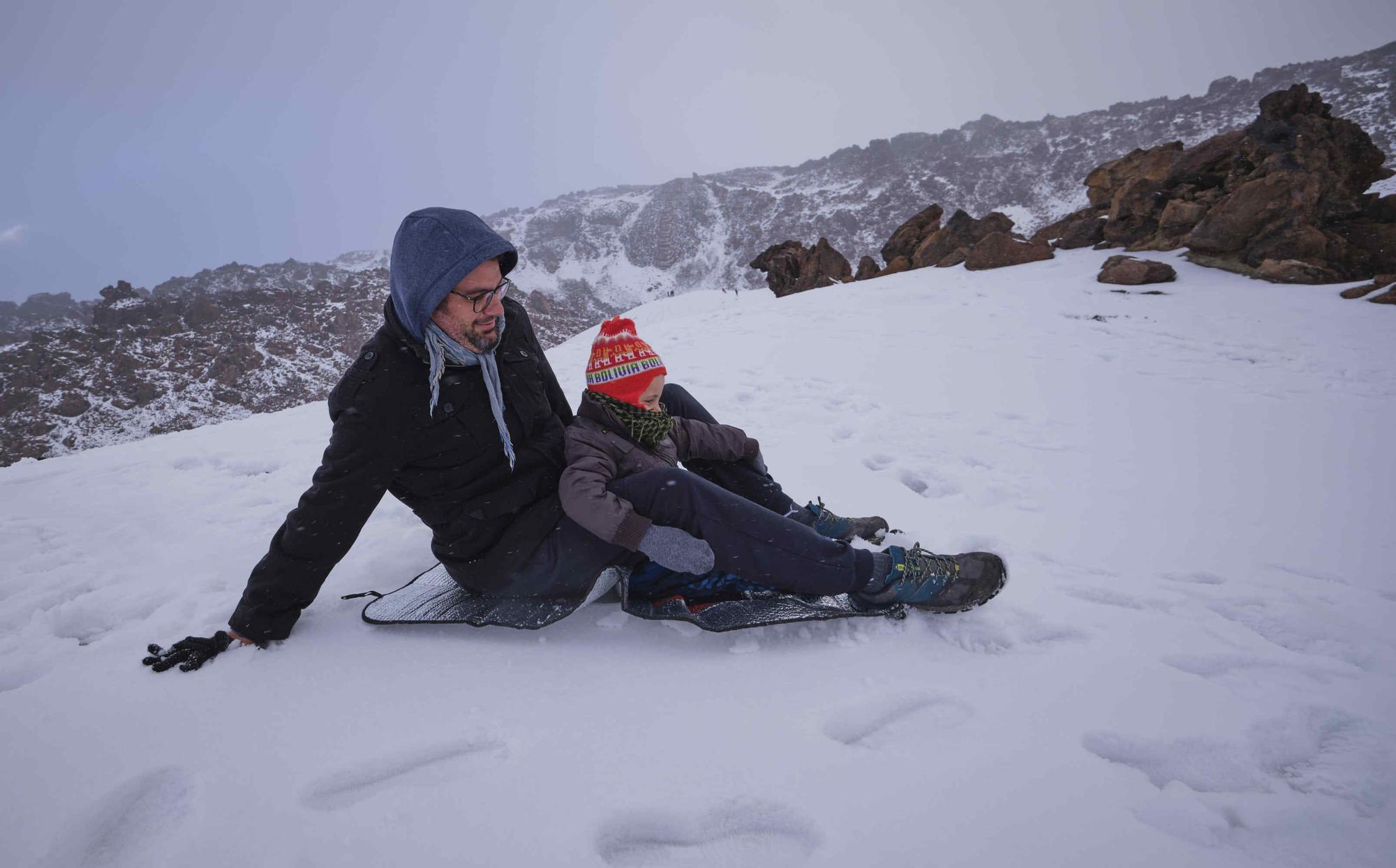 Nevada en el Teide